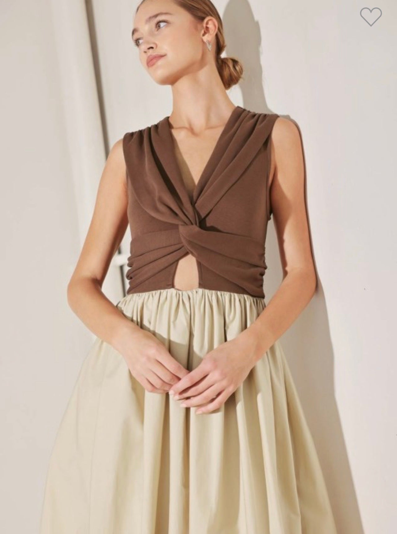 Siena latte dress