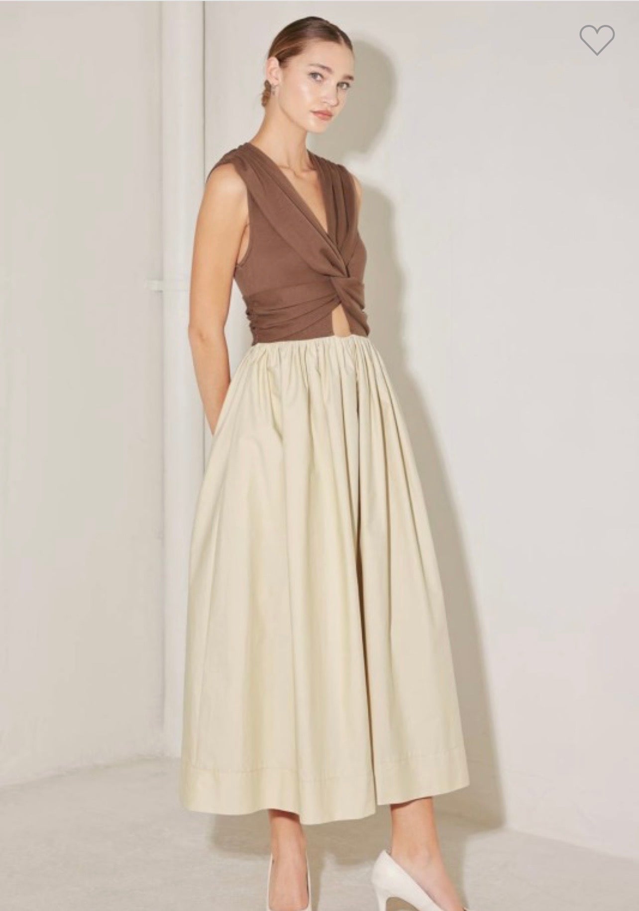 Siena latte dress
