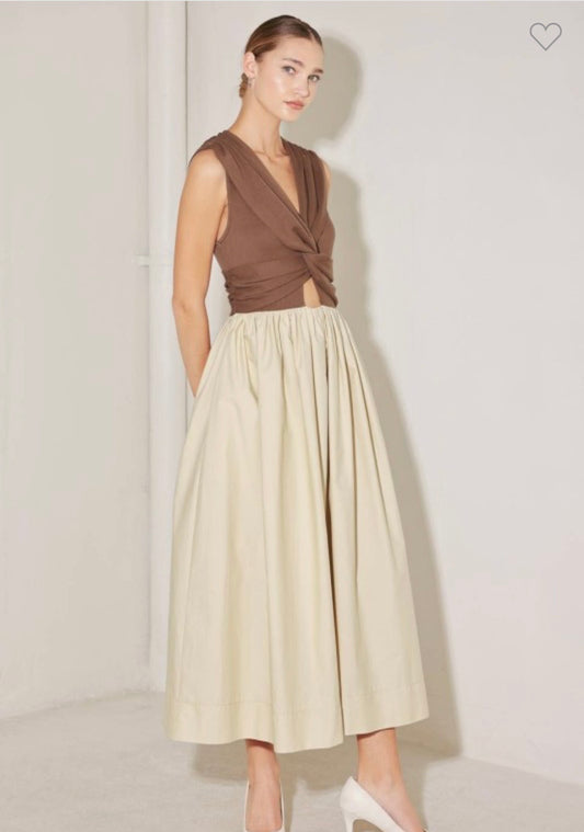 Siena latte dress