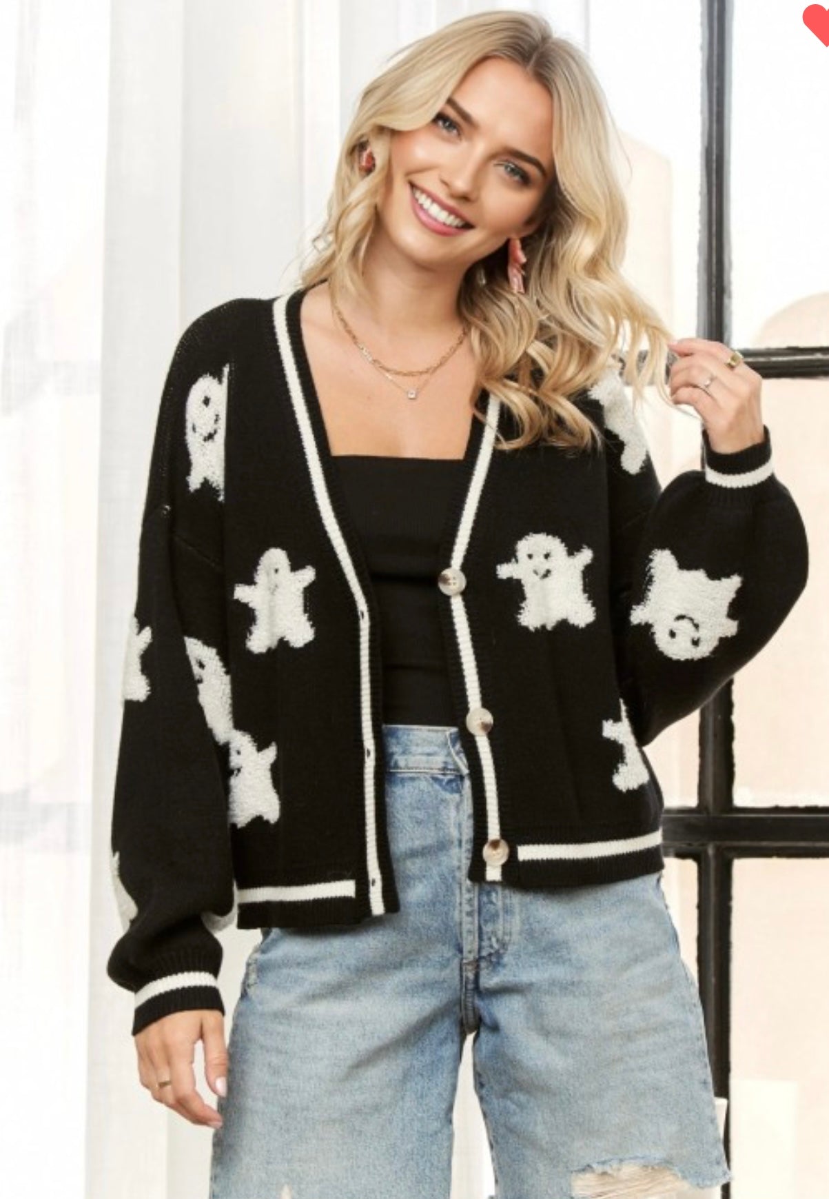 Sweater ghost patches