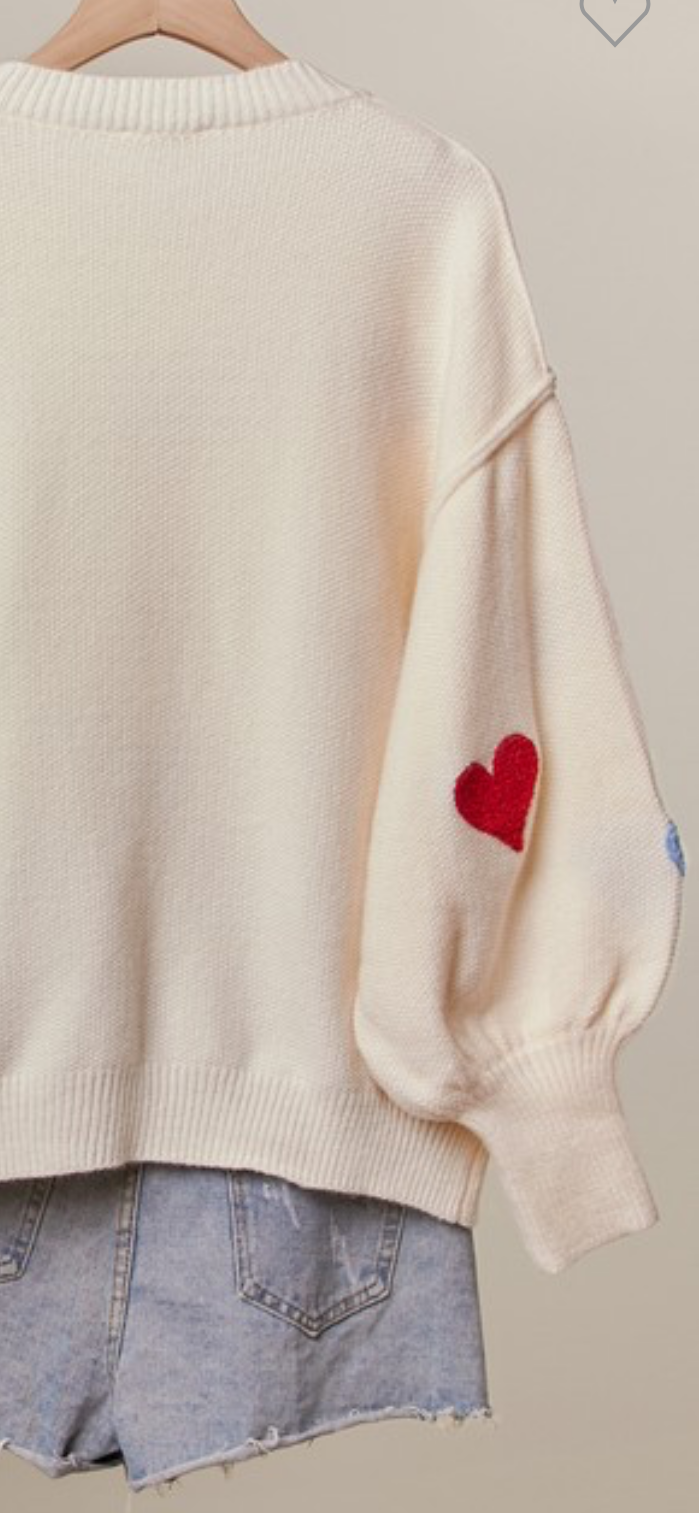 Sweater little hearts