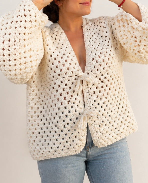 Suéter Origen Crochet o N°1 Antoinette