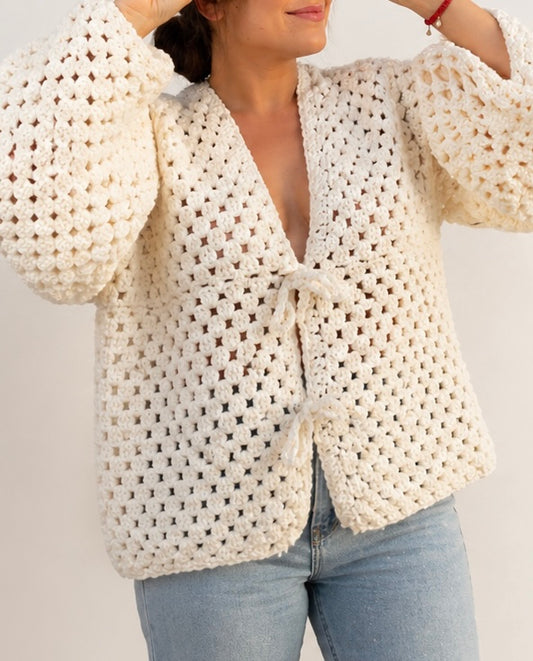 Suéter Origen Crochet o N°1 Antoinette