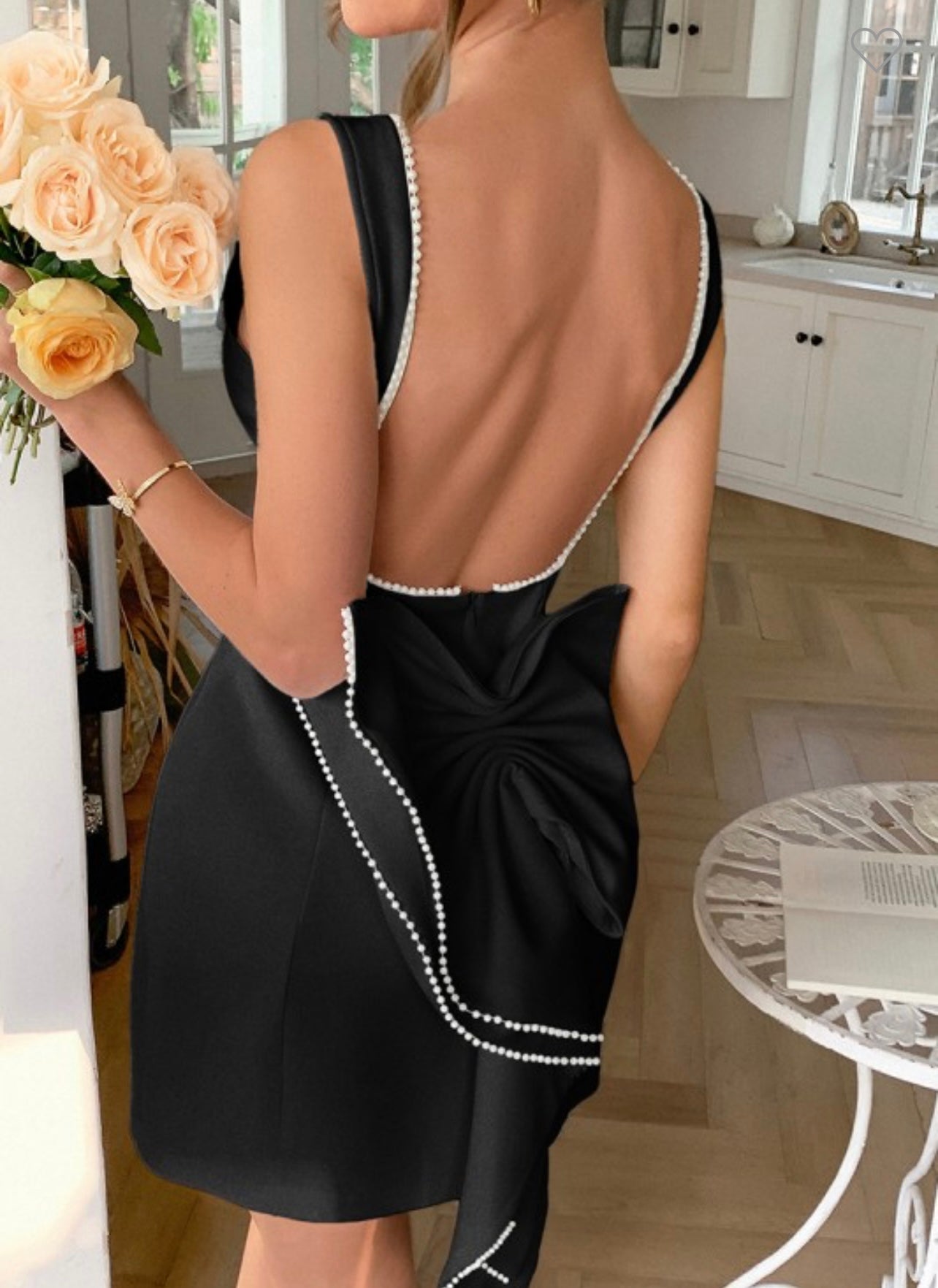 Vestido bowknot back
